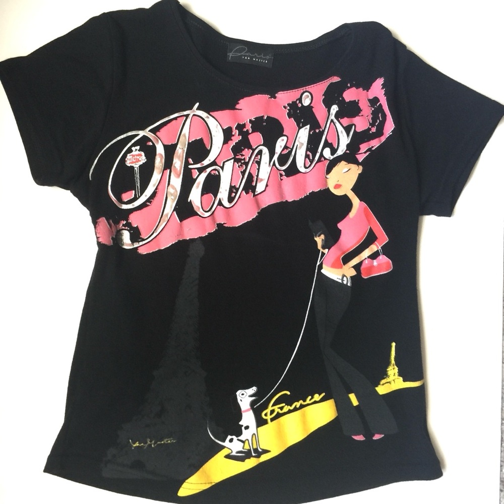 Black/Pink Graphic Tee